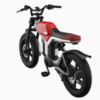 2024 baru 20-inci Moto Electrica Moped 60V 1500W 140N ban besar sepeda listrik mobilitas sepeda Kota