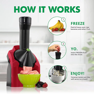 Machine à glace maison électrique, sorbetière, mixeur à smoothies, dessert glacé pour bébés et enfants - Product Image 5