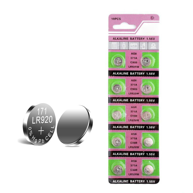 CE LR69 AG6 370/371 OEM Packaged Silver Oxide Button Coin Batteries for Toys Remote Controls Home Appliances Power Tools LR921