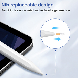 Professionele Fabriek Fabrikant Glad Schrijven Zonder Vertraging Palm Afwijzing Witte Digitale Stylus Pen Potlood 2 Voor Ipad Tablet - Product Image 4