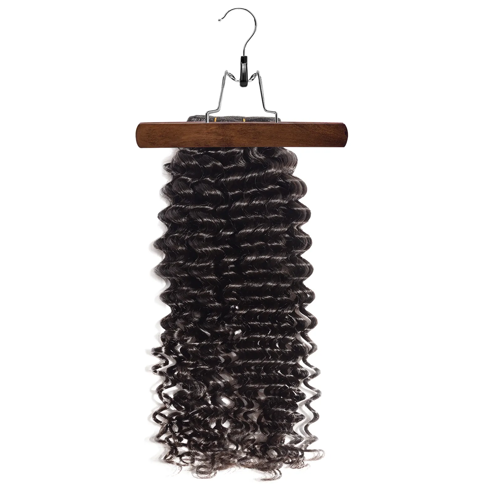 Grosir Promosi Harga Pabrik Celana Penjepit Kayu Kualitas Tinggi Rok Rambut Wig Ekstensi Gantungan