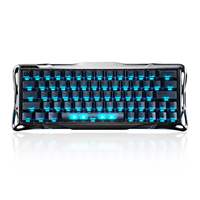 Teclado para Juegos GravaStar Mercury V60 Pro 60% con Cable, Switches UFO, Disparo Rápido de 8KHz, 0.005mm, Totalmente de Aluminio, Intercambiable en Caliente, RGB