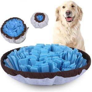 Alfombrilla Snuffle para perros Juguete de rompecabezas interactivo ajustable para razas grandes y pequeñas Alimentador lento para estimulación mental - Product Image 3