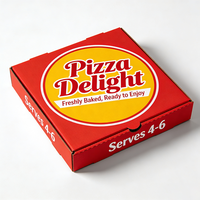 Boîtes à pizza en carton ondulé triple paroi, résistantes, imprimées sur mesure, avec laminage mat écologique TongKun, pour les plats à emporter