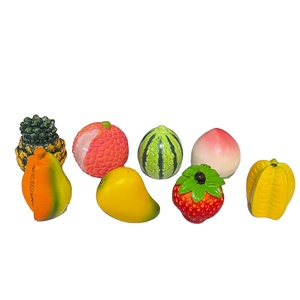 Micro Landscape Fruit Watermelon Strawberry mango Lemon Lychee Peach Pineapple Home Desktop Resin Crafts Decoration