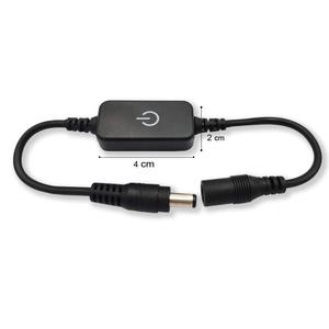 LED Strip Lights <span class=keywords><strong>Dimmer</strong></span> với cảm ứng thiết bị chuyển mạch Inline On/Off chuyển đổi cáp <span class=keywords><strong>DC</strong></span> cắm nối điều chỉnh độ sáng Diming điều khiển - Product Image 3