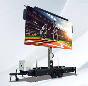 Extérieur P10 Mobile Véhicule Marketing <span class=keywords><strong>DoubleSide</strong></span> Led Remorque Commercial Rotatif Publicité Panneau D'affichage Écran Géant - Product Image 5