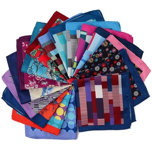 ذكر هانكي جيب مربع منديل زفاف أزياء مهرجان هدية للرجل وشاح صغير 30 صوف هندسي - Product Image 1