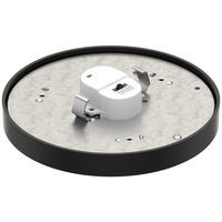 Finition noire Edge Lit ETL 5 pouces DOB profil bas plafonnier encastré rond LED mince montage en Surface lumière emplacement humide