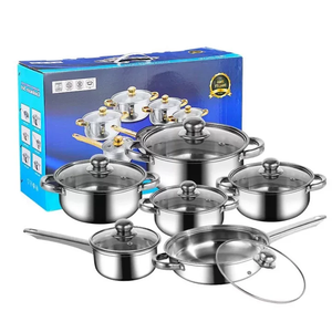 <span class=keywords><strong>Set</strong></span> di Pentole in Acciaio Inox Rosa 12 Pezzi Spedizione Rapida <span class=keywords><strong>Set</strong></span> di Pentole Antiaderenti <span class=keywords><strong>Set</strong></span> da Cucina Casseruola - Product Image 3