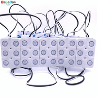 Sin conductor, sin necesidad de fuente de alimentación, 110V, 120V, 220V, 6leds, 4W, 2835, luz trasera de alta potencia, módulo led de CA para letra de canal