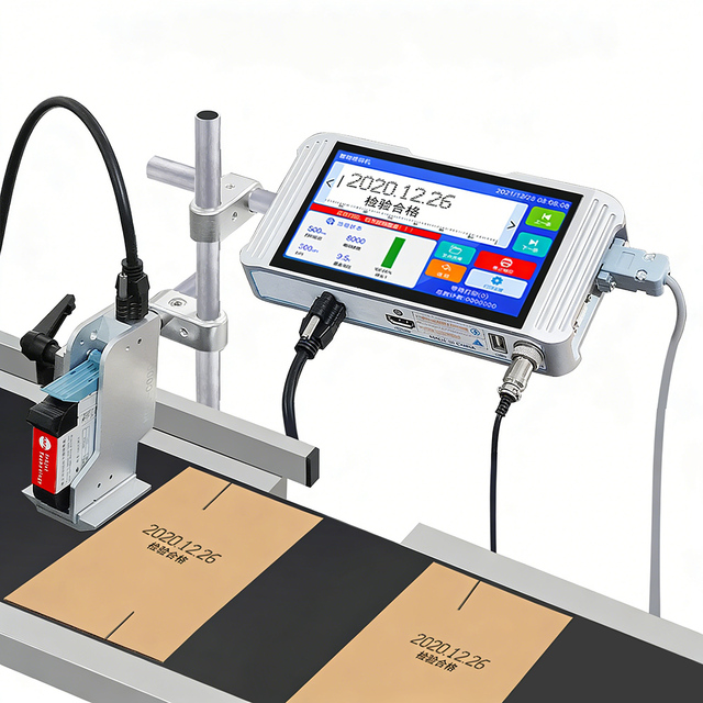 Automatic Online Expiry Date TIJ Inkjet Printer with Multi-Language Support for Paper and Various Products Batch Coding