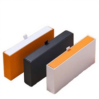 Nouvelles boîtes rigides de luxe portables pour cosmétiques et soins de la peau, mini-boîtes à tiroirs, étuis pour téléphone, pelliculage mat UV, gaufrage, logo personnalisé