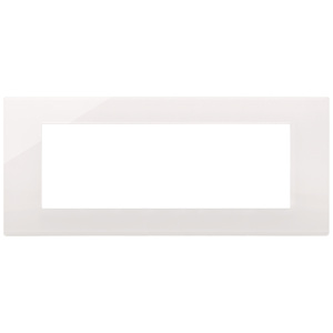Plaque murale blanche 7M Reflex, longueur 28,4 cm, largeur 9,7 cm, hauteur 0,9 cm, pour interrupteurs électriques - Product Image 1