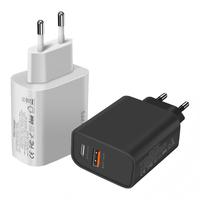 Cargador USB C de 45W, Cargador Rápido de Pared con 2 Puertos, Mini Cargador de Pared USB C con Tecnología GaN para Galaxy S23 Ultra, iPhone, iPad