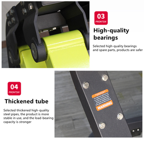 معدات اللياقة البدنية التجارية EM850 معدات رياضية مجانية الوزن جهاز ضغط الرجل - Product Image 3