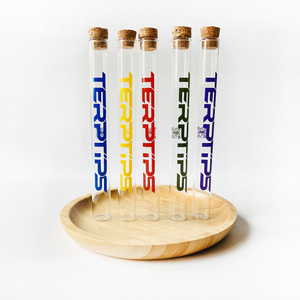 Ống Nghiệm Thủy Tinh Trong Suốt 10Ml 20Ml 25Ml 30Ml 50Ml 60Ml Có Nắp Nút Chai Hoặc Nút Chặn - Product Image 2