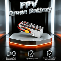 Batterie LiPo JHLIPO 22,2 V 6S 10000 mAh 25C LiCoO2 pour drone, avion, bateau, modèle, vente en gros directe d'usine