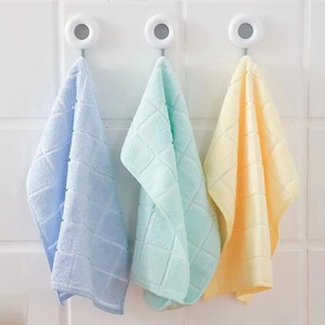 <b>Microfiber</b> Checkered Scouring Pad Extra Thick Absorbent Kitchen <b>Towel</b> Rectangle Lattice Pattern Dishcloth For Daily Use - Product Image 2