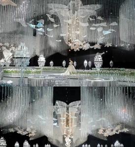 Decoración de salón de bodas Centros de mesa Escenario Inspiración Diseño Banquete Salón de bodas - Product Image 6