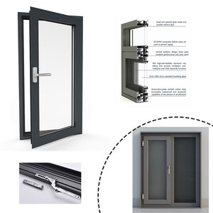 <span class=keywords><strong>Finestra</strong></span> a Battente con Telaio in Alluminio a Taglio Termico, Doppio Vetro e Zanzariera in Acciaio Inox per Abitazioni - Product Image 5