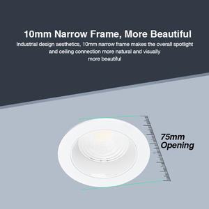 ไฟดาวน์ไลท์ LED แบบฝังบางเฉียบ พร้อมแสงสว่างนุ่มนวล เหมาะสำหรับพื้นที่ภายในบ้านและอาคารพาณิชย์ - Product Image 3