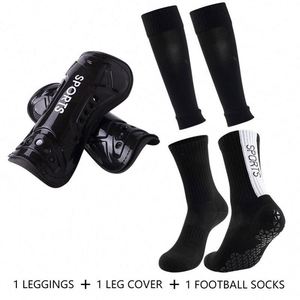 Chaussettes de football antidérapantes épaissies en tissu éponge avec couvre-jambes et protège-mollets divins - Product Image 6