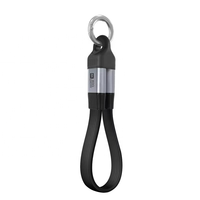 Câble USB Type C court de 13cm avec porte-clés Portable USB4 80Gbps Données 240W PD Charge 8K 60Hz UHD Vidéo pour Power Bank