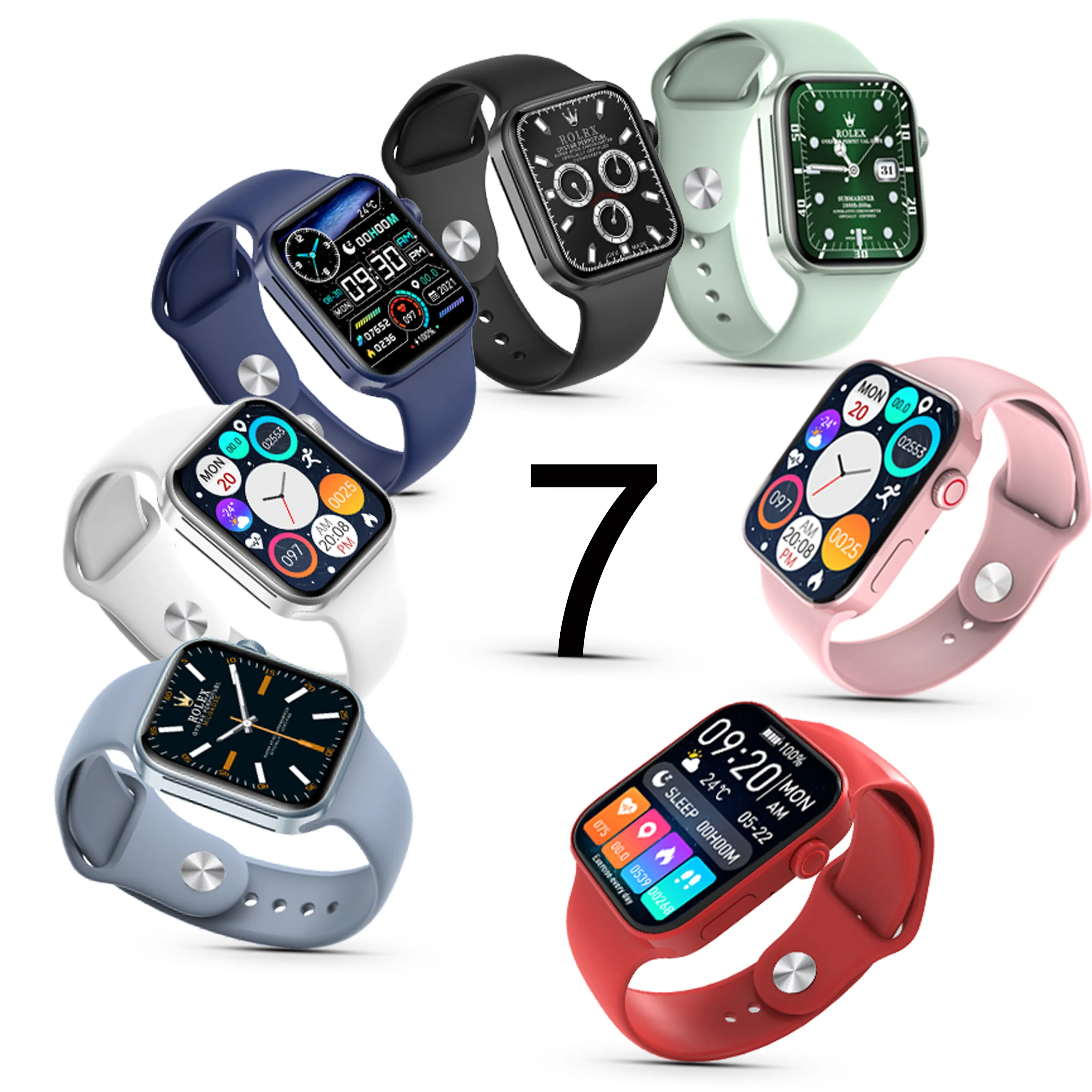 Smart Watch N76 2021New series7 BT Call Full Touch Heart Rate Blood Pressure Wrist Smartwatch Sport watch