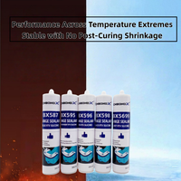 Scellant en silicone RTV 598 à faible odeur |   Mastic d'étanchéité imperméable pour joints plastique-métal et applications de transport 300ml