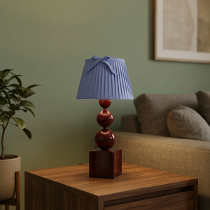 Lámpara de Mesa Hecha a Mano, Lámpara de Mesa Tradicional con Multicolores, Diseño Único y Novedoso, Pantalla de Tela Estilo Empire, Decoración para Dormitorio, Venta al por Mayor - Product Image 2