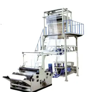 Extrusora de plástico da máquina de sopro do filme do pe lldpe, máquina com a impressora agrícola
