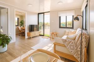 Maison préfabriquée extensible en conteneur, villa, maison intelligente, pod Bunfalow pour la <span class=keywords><strong>location</strong></span>, les complexes hôteliers, le glamping et les séjours à domicile - Product Image 5