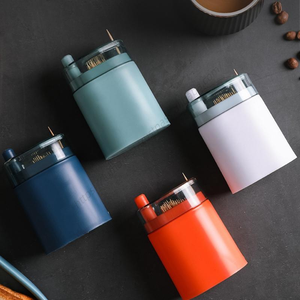 Caja dispensadora automática de palillos de dientes tipo pulsador para restaurante y hogar, modelo A2337, venta al por mayor - Product Image 4