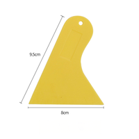 Mini grattoir à lame plate en plastique, spatule à mastic, outil manuel polyvalent flexible pour étaler le matériau, peinture murale, plâtre, réparation automobile, bricolage