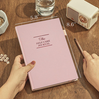 Carnet de soins personnels 5 MINUTES par JOUR, journal de gratitude et de réflexion quotidienne sur le bien-être et suivi de l'humeur pour femmes, planificateur de soins personnels A5