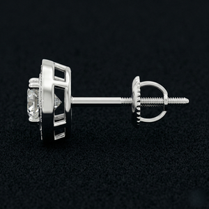 Designer Platinum Diamond <b>Fine</b> <b>Stud</b> <b>Earrings</b> IGI Certified High Clarity Brilliant Stones Luxury Jewelry for Women Daily Party - Product Image 2