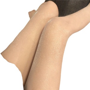 Mu Ruan's T-Crotch Pearlescent Sheer Pantyhose Dark Gray Skin Tone Thin Cotton Women's Stockings - Product Image 5