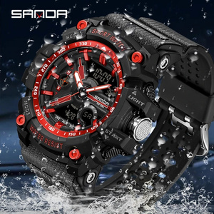 SANDA 2023 nouveau Style <span class=keywords><strong>G</strong></span> nouvelles <span class=keywords><strong>montres</strong></span> pour hommes 50M étanche choc sport décontracté montre à Quartz pour <span class=keywords><strong>homme</strong></span> montre-bracelet numérique horloge 3179 - Product Image 3