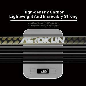 Haute teneur en carbone H Power 6.3m télescopique Taiwan <span class=keywords><strong>canne</strong></span> à pêche eau douce <span class=keywords><strong>canne</strong></span> à pêche - Product Image 2