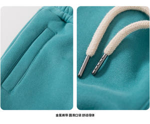 <span class=keywords><strong>Pantalon</strong></span> d'hiver 2025 Little Boys Girls Jogger Pant Plain Custom Logo Solid Kids Sweatpants Children Jogging Sports Wear Cargo Pants - Product Image 4