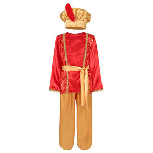 Mascarade arabe <span class=keywords><strong>Prince</strong></span> indien Aladdin scène Performance porter uniforme film Halloween Cosplay costumes garçons Costume <span class=keywords><strong>Prince</strong></span> arabe - Product Image 3