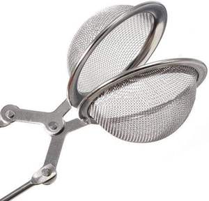 4.5 cm boule à Thé filtre 304 boule à Thé en acier inoxydable infuseur avec poignée - Product Image 4