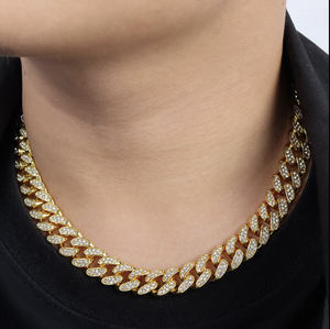 سلسلة الهيب هوب طراز كوبي مجوهرات الموضة قابلة للتخصيص 14 سلسلة ذهبية سعر عادل قلادة نمط الراب بلينغ المجوهرات - Product Image 1