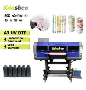 Imprimante UV DTF haute vitesse Krinshen, imprimante d'autocollants avancée, imprimante UV DTF 3D, imprimante de broderie, <span class=keywords><strong>casque</strong></span>, stylo, étiquettes - Product Image 1
