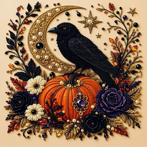 <span class=keywords><strong>Pintura</strong></span> de Diamantes con Temática de Halloween, Kit de Arte de Perlas Fantasma de Moda, Decoración para el Hogar, Superventas - Product Image 4