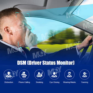 MCY 2 4 채널 옵션 자동차 <span class=keywords><strong>DVR</strong></span> <span class=keywords><strong>HD</strong></span> 1080P 전면 및 후면 듀얼 렌즈 차량 대시 캠 ADAS DSM WIFI GPS 4G AI Dashcam 대시 카메라 - Product Image 6