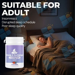 Gommes de sommeil et de recharge nocturnes à marque privée OEM/ODM avec Ashwagandha et Mélatonine pour un meilleur repos des hommes et des femmes - Product Image 3