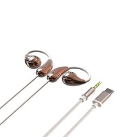 Nouveaux écouteurs intra-auriculaires filaires de type C Tlai de haute qualité avec annulation active du bruit, ajustement personnalisé et transducteur dynamique