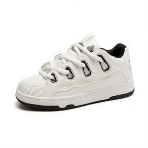 Nouveaux mocassins de style américain avec contraste de couleurs tendance, semelle épaisse et style académique pour un usage décontracté. - Product Image 5